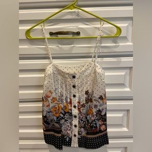 NWT Maeve Sleeveless silk top